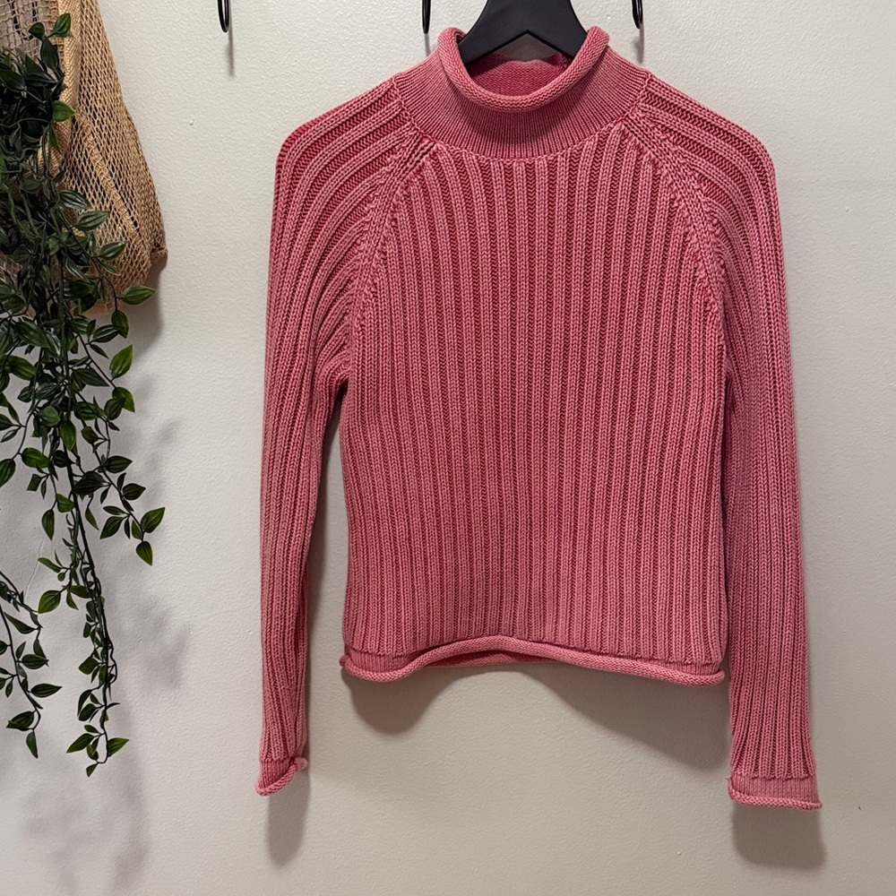 Faherty Sunwashed Cotton Rollneck Sweater - Picture 2 of 6